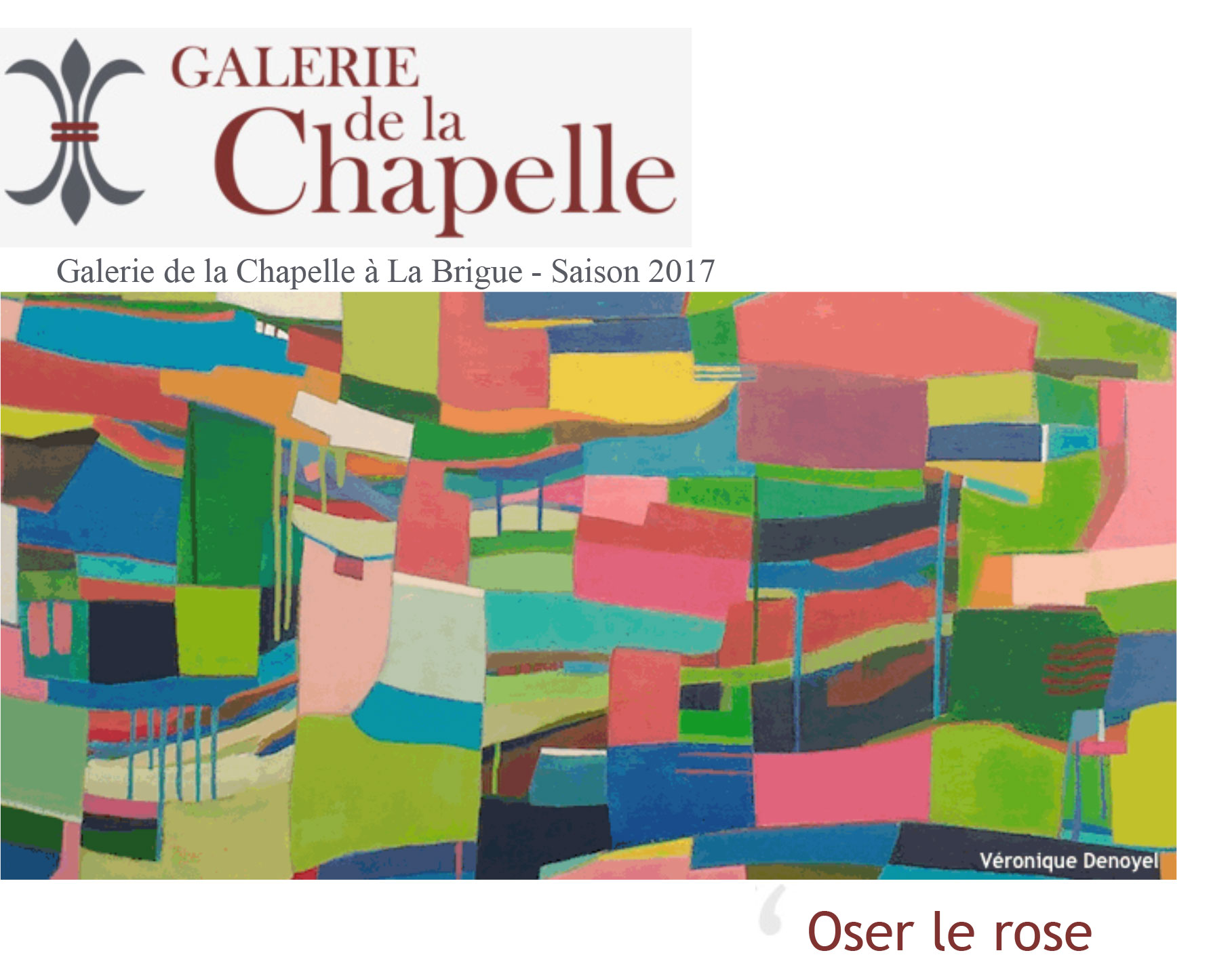 Mostre - Galerie de la Chapelle, La Brigue 2017