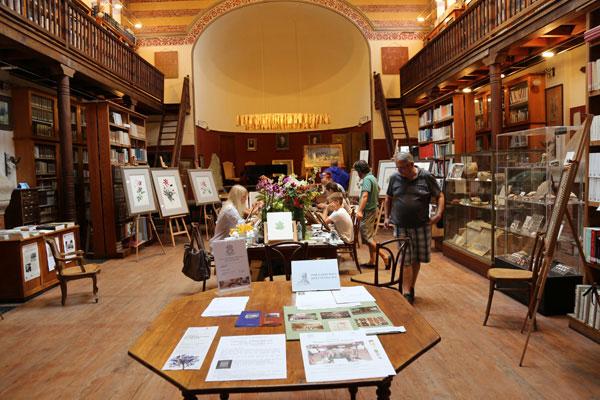 Mostre - Corsi di illustrazione floreale Museo Biblioteca Clarence Bicknell, Bordighera - Agosto 2014